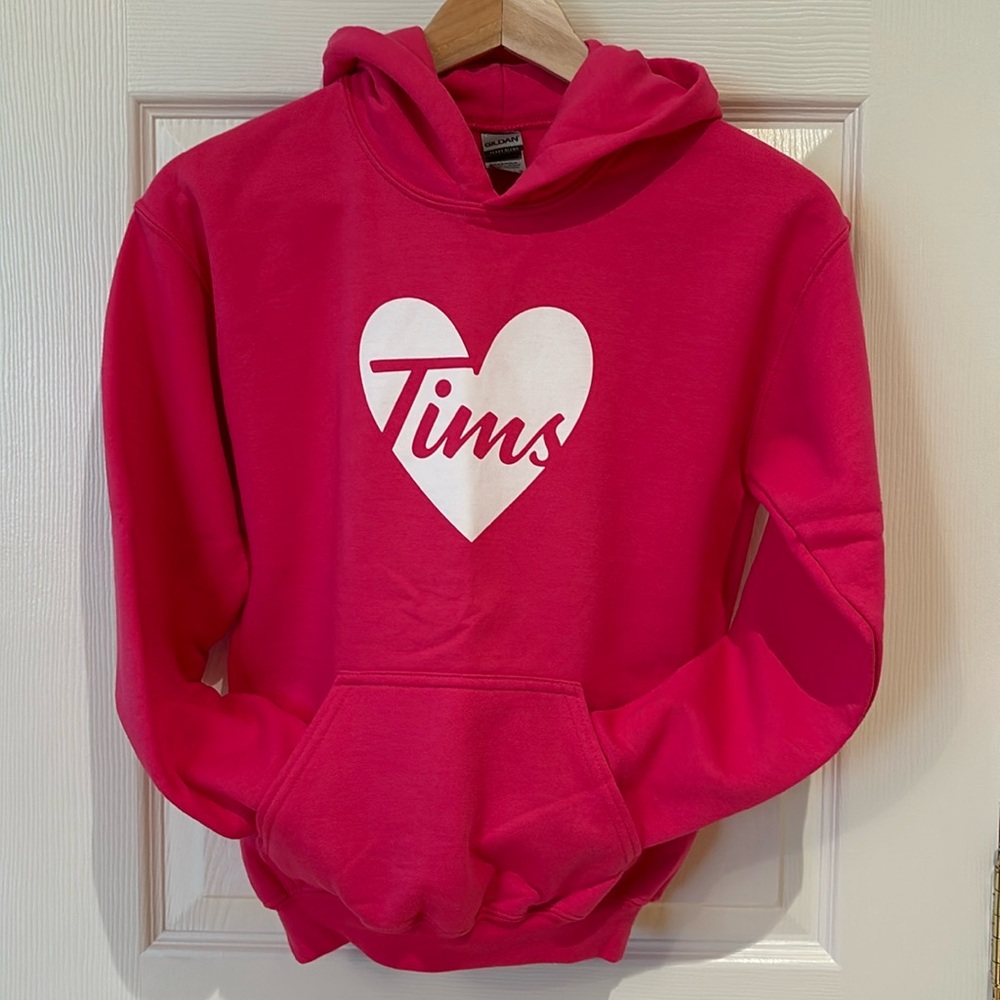 Tim Hortons Hoodie Pink Kids